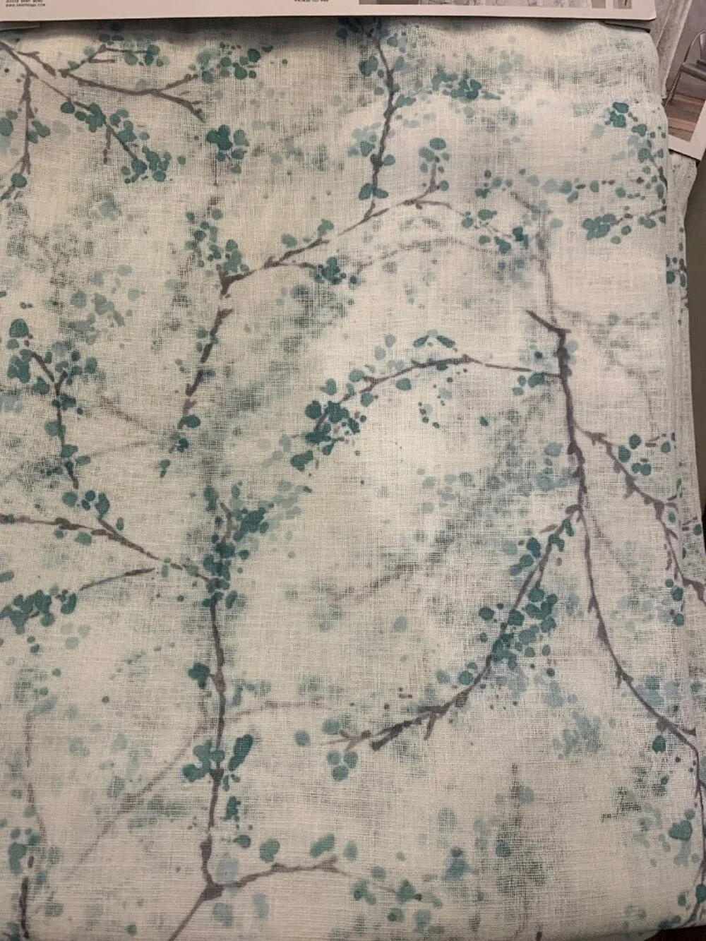 DKNY Promenade Rod Pocket Panels Set Of 2 Green White Sheer Curtains 96